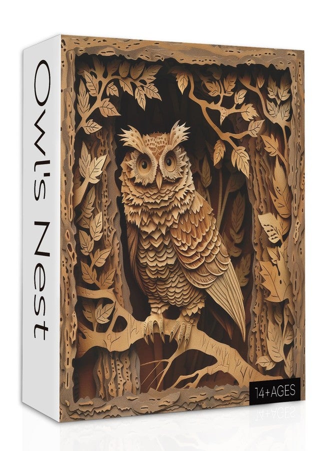 PPuzzling Owl Puzzles for Adults 1000 Pieces, Bird Impossible Challenging Forest Jigsaw Puzzles, Nature Jungle Owl Animal Puzzle as Wall Decor - Image 2